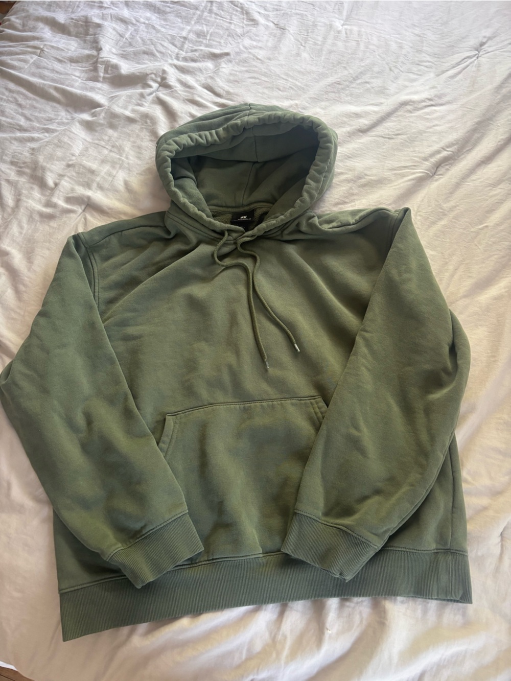 H&M Green  Hoodie Sweatshirt